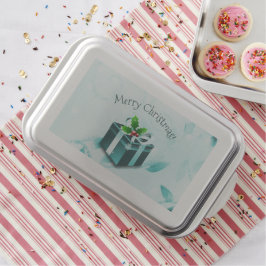 Teal jul Gift Bakform