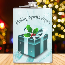 Teal jul Gift-kolv Fickplunta
