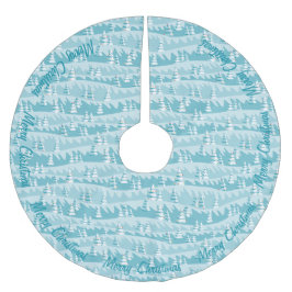 Teal Julgranar Julgransmatta Borstad Polyester