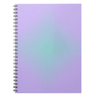Teal Lavender Glow Anteckningsbok