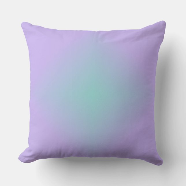 Teal Lavender Glow Kudde (Framsida)