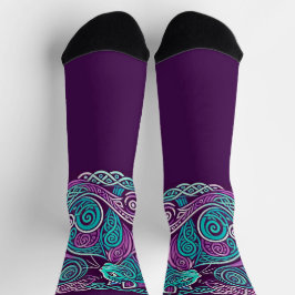 Teal & Lila Katt kelatcirkel