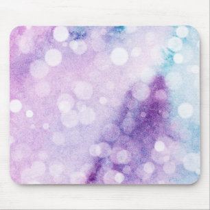 Teal & Lila Rainbow Bokeh Watercolor Musmatta