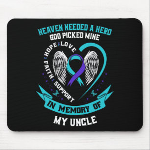 Teal Lila Ribbon Suicide Awareness Shirt farbror M Musmatta