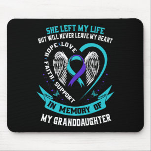 Teal Lila Suicide Awareness Granddotter Memori Musmatta
