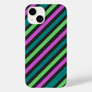 Teal, Lime Green, Shock rosa Stripe ST-aylor