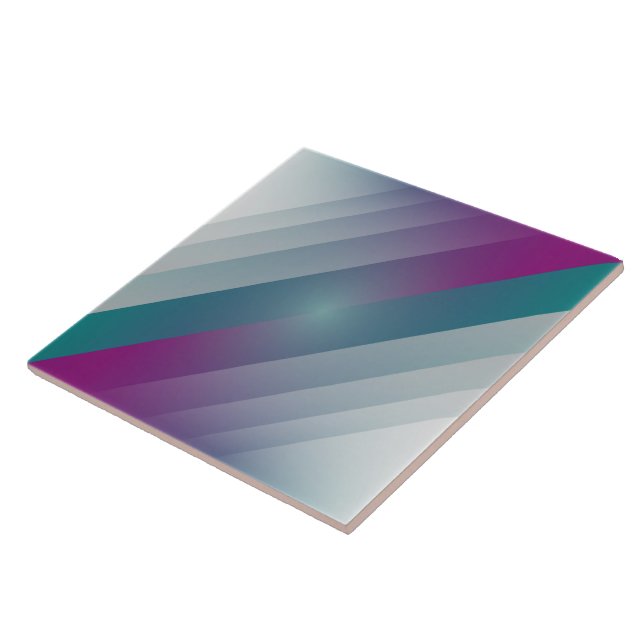 Teal magenta grått trianglar kakelplatta (Sidan)