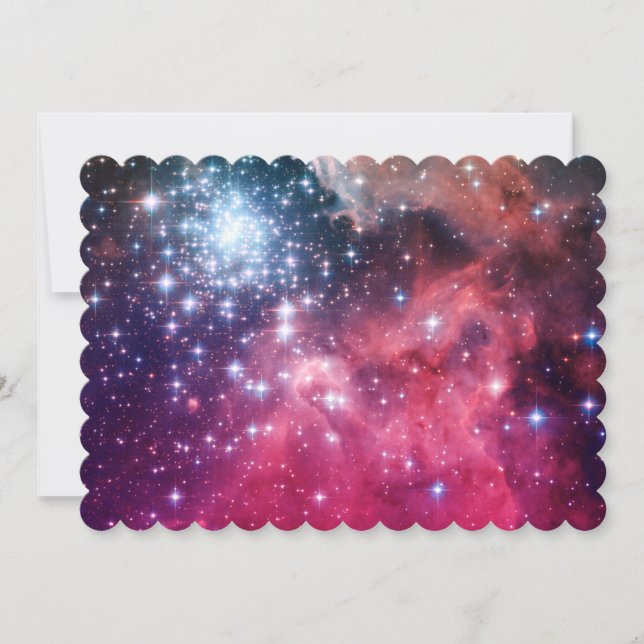 Teal Magenta Ombre Stars (Framsida)