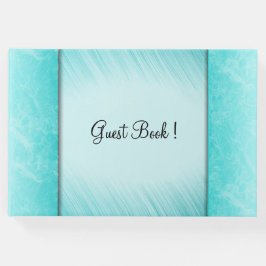 Teal Marble Columns Guest Bok