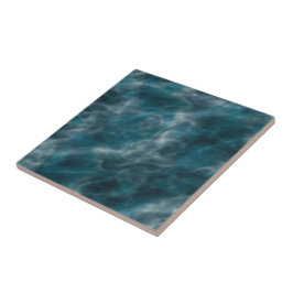 Teal Marble Kakelplatta