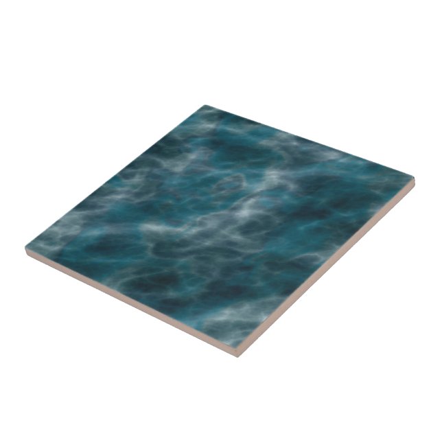 Teal Marble Kakelplatta (Sidan)