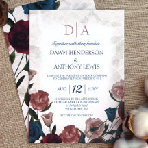 Teal, Mauve , Burgundy Ro Garden Wedding