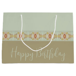 Teal med brun och Guld