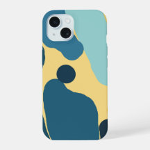 Teal & Mustard Abstract Cover — Modern Minimalist 