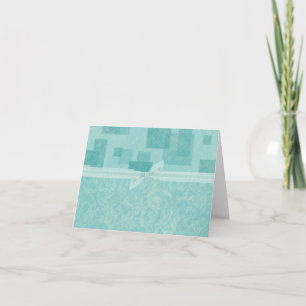 Teal Note-kort Kort