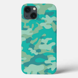 Teal och Blue Camo