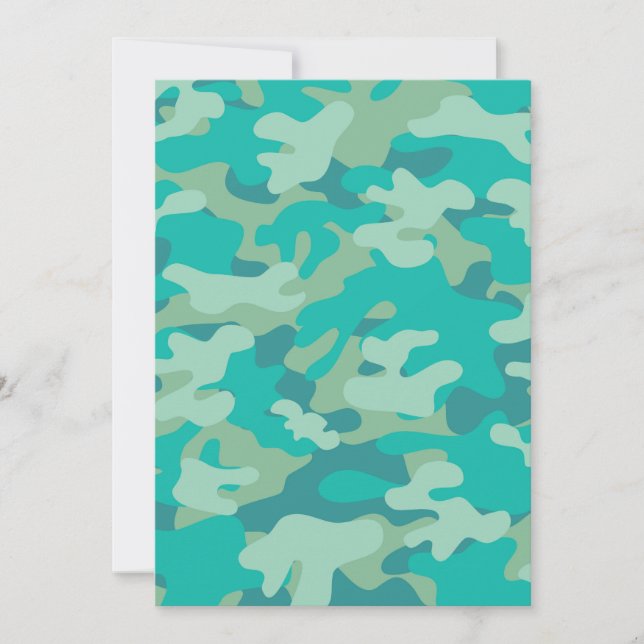 Teal och Blue Camo (Framsida)