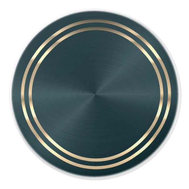 Teal och Guld Knopp (Framsidan)