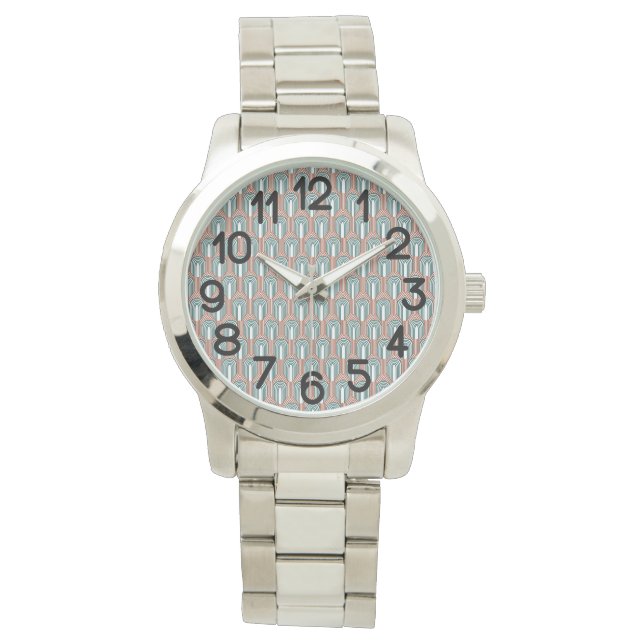 Teal och koppar armbandsur (Framsida)