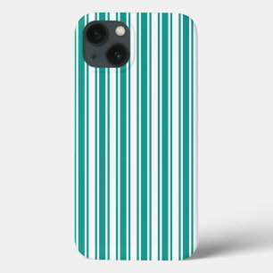 Teal och white candy rand Fodral-Mate iphone case