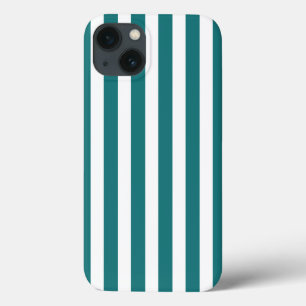 Teal och white candy rand Fodral-Mate iphone case