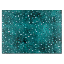 Teal Ombre Glam Glitter Polka dots Mönster