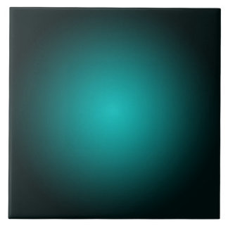 Teal Ombre Grönt Gradient Modern Minimalist Kakelplatta