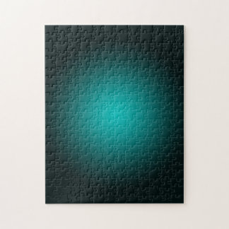 Teal Ombre Grönt Gradient Modern Minimalist Pussel
