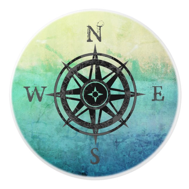 Teal Ombre Sea Knopp (Framsidan)