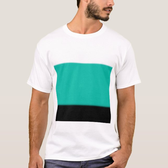 Teal Ombre T Shirt (Framsida)