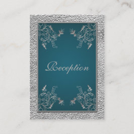 Teal on Pewter-höljeskort Tilläggskort