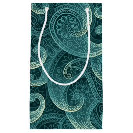 Teal Paisley Timless Mönster