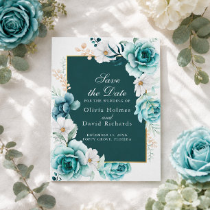 Teal Panel Spara Datum Wildflower Datumet