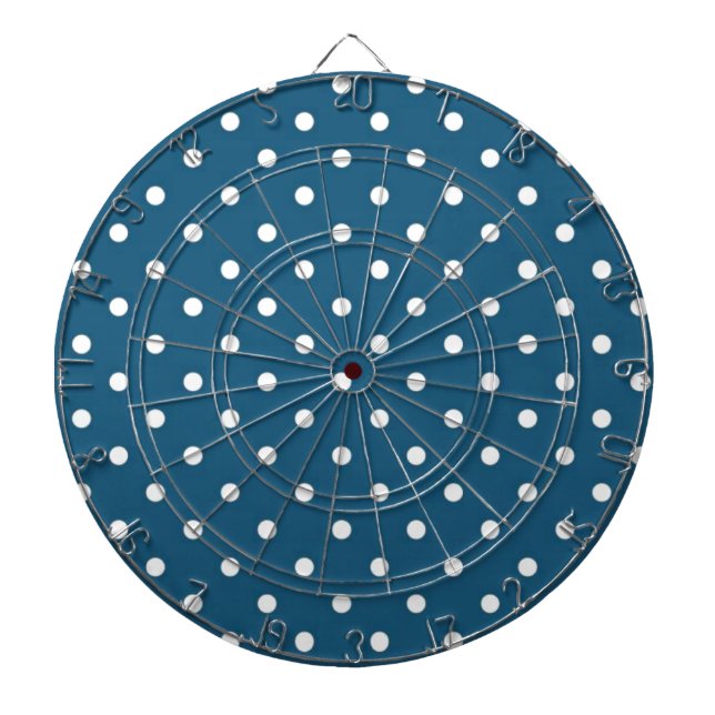 Teal Polka dots Piltavla (Framsidan)