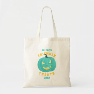 Teal Pumpkin Allergy-vänlig non-food Trests Tygkasse