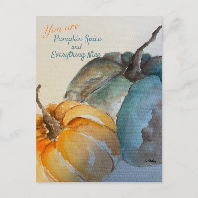 Teal Pumpkin-vykort Vykort (Framsida)