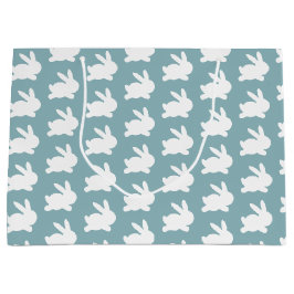 Teal Rabbit Mönster