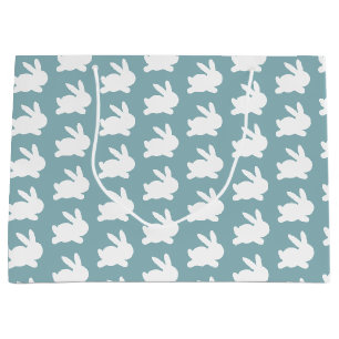 Teal Rabbit Mönster