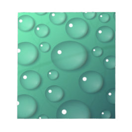 Teal Rainfall Struktur Anteckningsblock