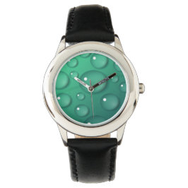 Teal Rainfall Struktur Armbandsur