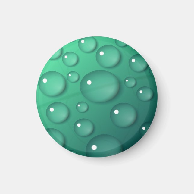 Teal Rainfall Struktur Magnet (Framsidan)