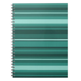 Teal rand anteckningsbok med spiral