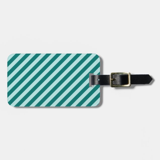 Teal Rand Bagagebricka (Horisontell Framsida)