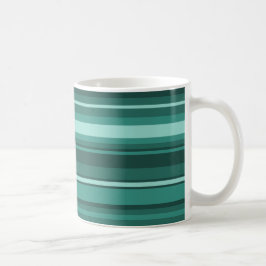 Teal rand kaffemugg