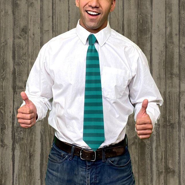 Teal Rand novelty Neck Tie Slips (Skapare uppladdad)