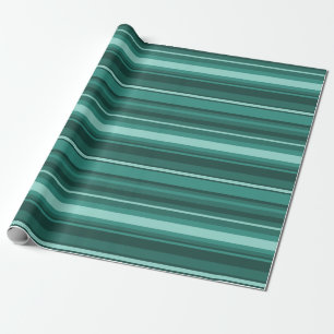 Teal rand presentpapper