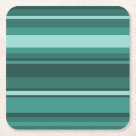 Teal rand underlägg papper kvadrat