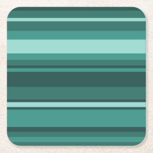 Teal rand underlägg papper kvadrat
