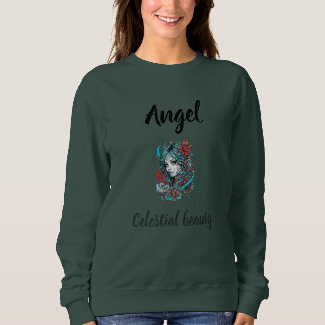 Teal Reverie Crimson in Bloom Ethereal Chromatics  T Shirt (Framsida)