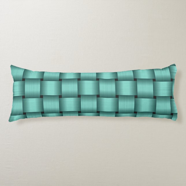 Teal Ribbon Body Pillow Kroppskudde (Framsidan)